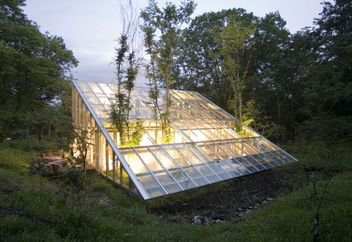 Una casa che si integra con la natura